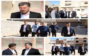 بازدید امروز شهردار و اعضای شورا از محله میلاد ۴ و آغاز عملیات عمرانی