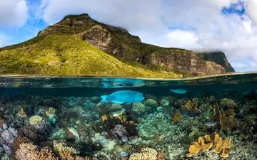  عکس منتخب نشنال جئوگرافیک | ملاقات دریا و کوه