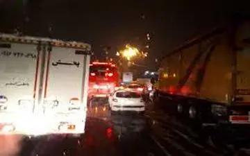 ترافیک اراک - بروجرد به ۲ کیلومتر رسید