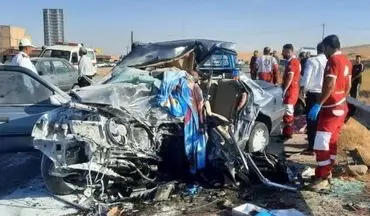 تراژدی مرگبار در جاده کاغذکنان؛ تصادف پژو و نیسان ۵ قربانی گرفت