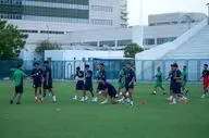 برگزاری تمرین نوبت صبح تیم ملی امید در دوبی