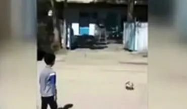 انجام چالش محمد صلاح توسط پسر ۷ ساله آبادانی
