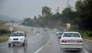 آخرین وضعیت ترافیکی و جوی جاده های کشور/بارش باران در استان‌های مازندران، گلستان و گیلان