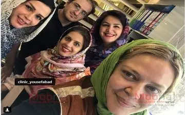 سلفی بهاره رهنما در کلینیک دندانپزشکی (عکس)