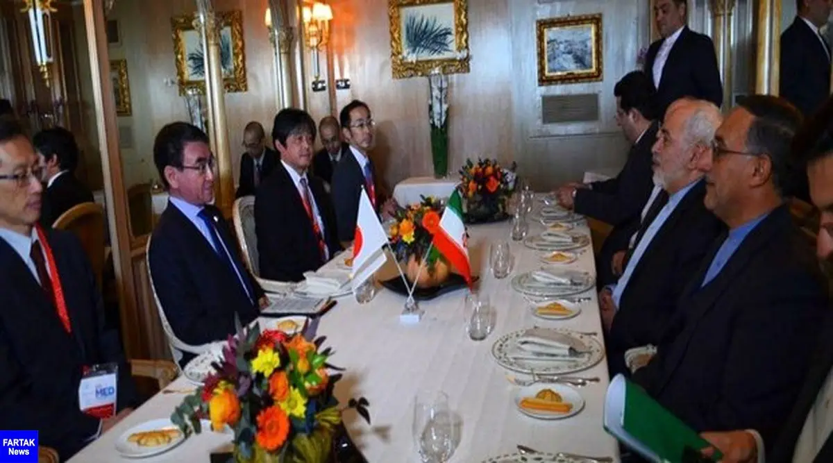 ظریف با وزیر امور خارجه ژاپن دیدار و گفتگو کرد