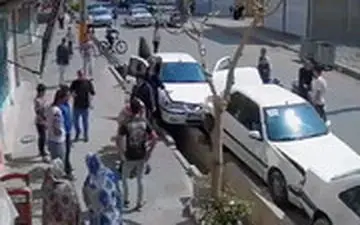 نجات معجزه‌آسای پسر بچه‌ای از تصادف وحشتناک در شهریار