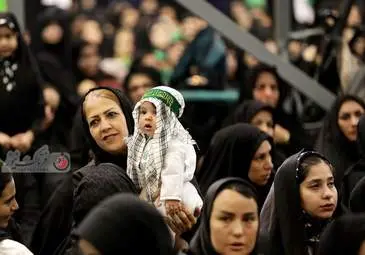  مراسم شیر خوارگان حسینی در مصلی تهران 