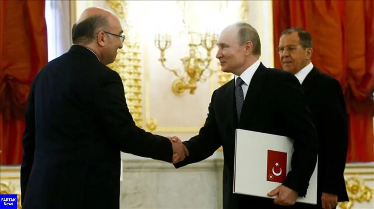 دیدار سفیر جدید و رئیس مجلس ترکیه با پوتین