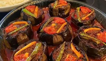 حتما امتحانش کن| طرز تهیه بادمجان شکم پر ترکیه ای