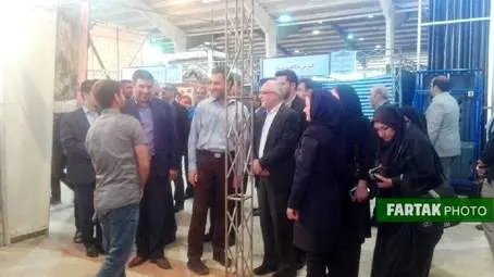 مراسم افتتاحیه اولین نمایشگاه رونق تولید به روایت تصویر
