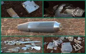 یک فروند موشک کروز در استان مرکزی متلاشی شد