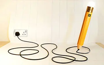 روشنایی با استفاده از مغز مداد + فیلم