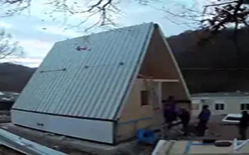 ساخت خانه در 6 ساعت! + فیلم