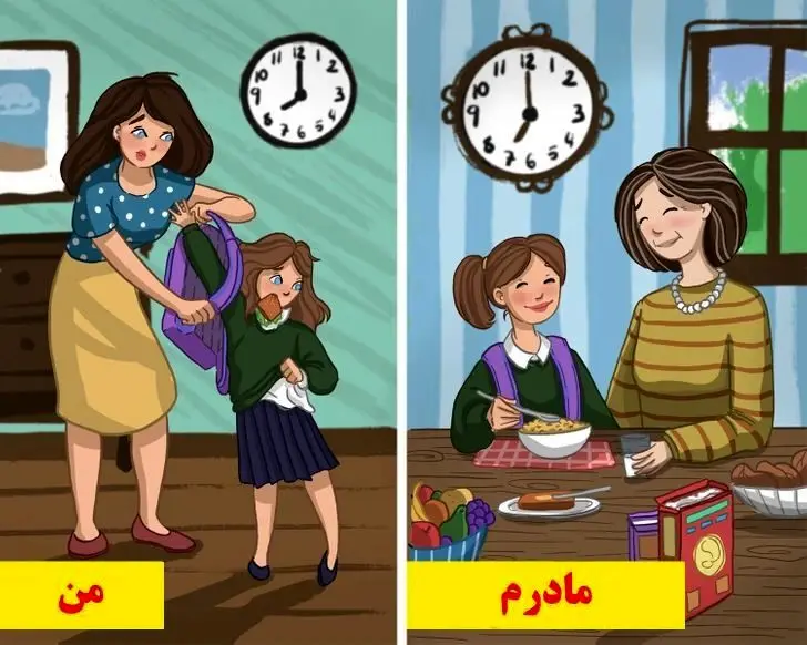 ۱۰ تصویر که نشان می‌دهند برای رسیدن به مهارت مادرانمان راهی طولانی در پیش داریم