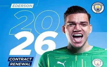 ادرسون با منچسترسیتی تمدید کرد 