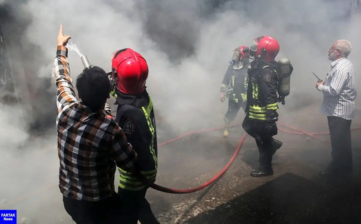 بازار اروند خرمشهر در آتش سوخت