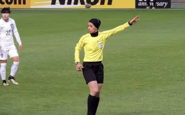 پوشش داور زن ایرانی در مسابقات بین المللی! + عکس