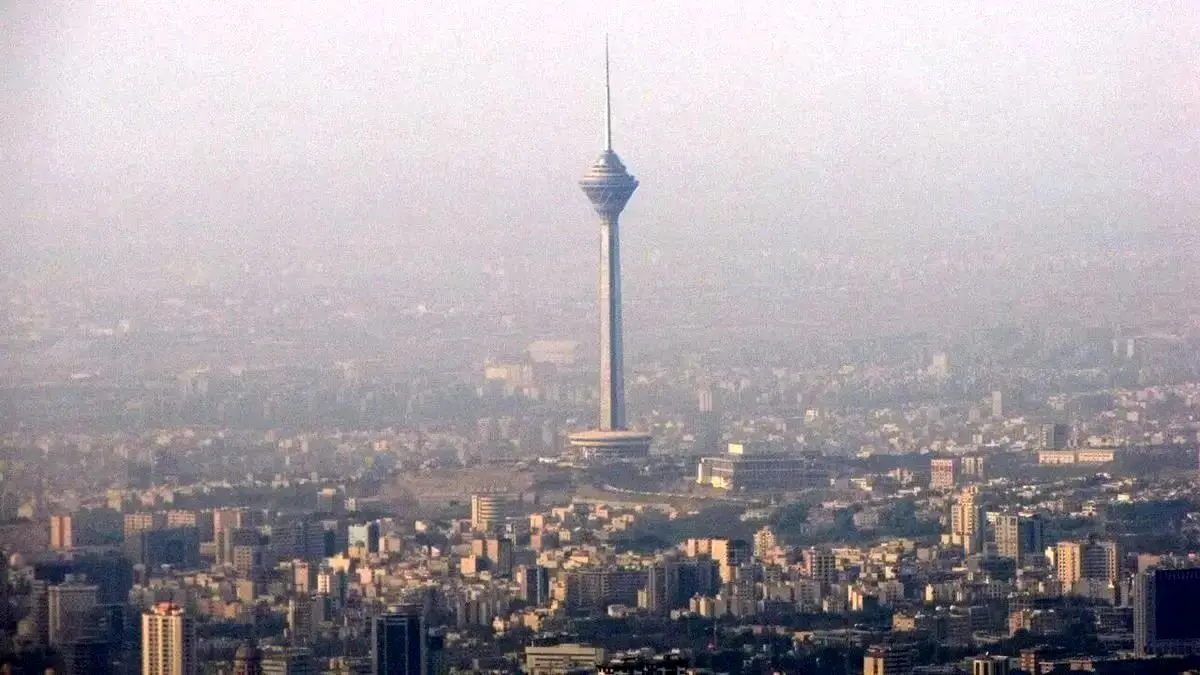 هوای تهران در وضعیت نارنجی و آلوده است