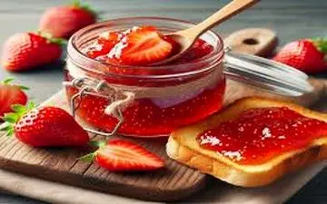 با مارمالاد توت فرنگی شیرینی و کیک ها رو تزیین کن!