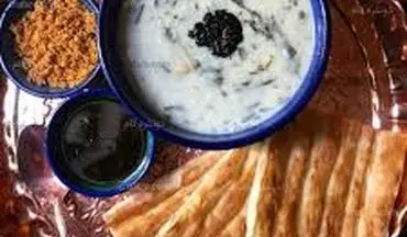 طرز تهیه آش دوغه وا خوشمزه کرمانشاهی!
