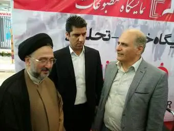 گزارش تصویری از بازدید حجت الاسلام سید محمد علی ابطحی از غرفه فرتاک نیوز