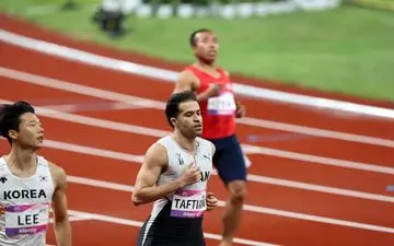 تفتیان چهارم شد/ سریعترین مرد ایران یک قدم کم آورد