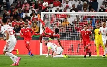  واکنش بازیکن عمان به پنالتی که بیرانوند گرفت