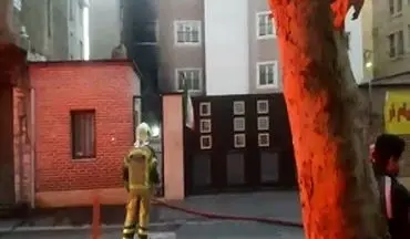 آتش‌سوزی مدرسه استثنایی در نارمک + فیلم 