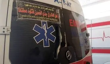 آمبولانس اورژانس در سبزوار مورد حمله قرار گرفت