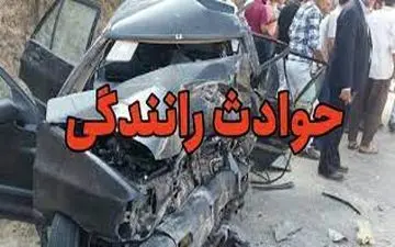 3 کشته در تصادف هولناک ساینا با پژو در جاده همدان / ساینا مچاله شد
