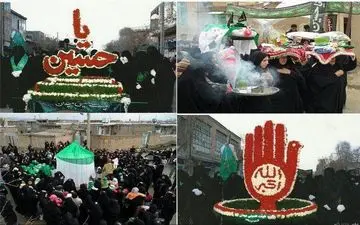 نهاوند غرق در ماتم و عزای حسین(ع) / واقعه کربلا در «تکه» بازسازی شد