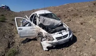 حادثه تلخ در ایذه؛ واژگونی خودرو جان جوان ۲۲ ساله را گرفت!