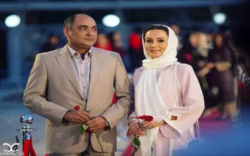 بولیز و شلوار عجیب خانم بازیگر و همسر معروفش+عکس