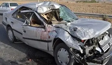 واژگونی و حریق خودروی سواری در محور بناب - ملکان با 2 کشته
