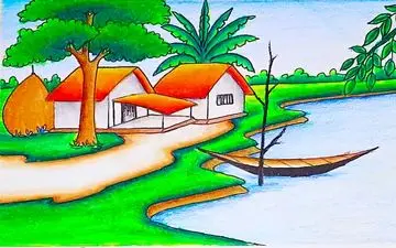 آموزش نقاشی | چطور با سه رنگ یک جنگل ترسناک بکشیم؟ + آموزش