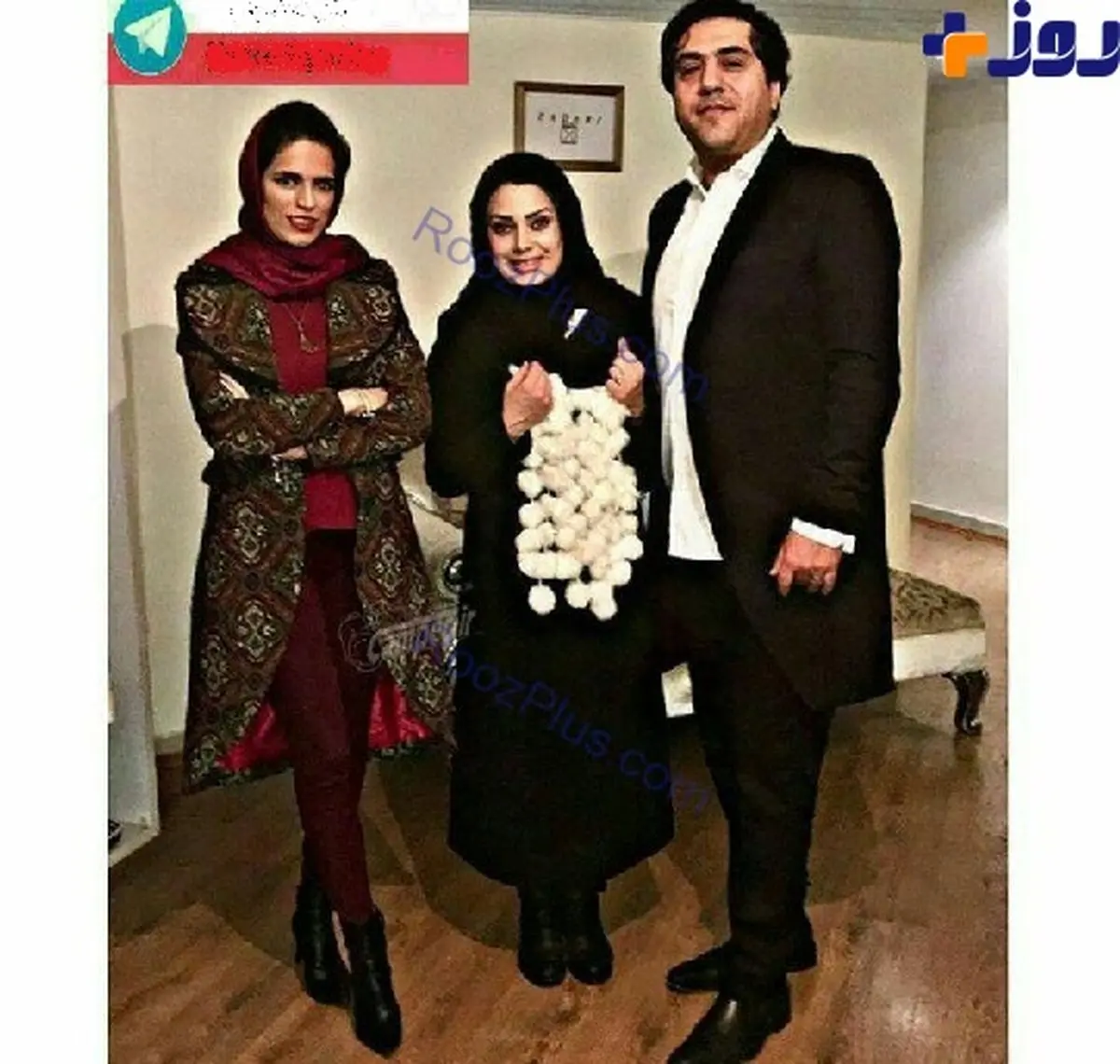 عکسی دیده نشده از خانم مجری در کنار همسر خواننده اش که به تازگی ازدواج کرده اند