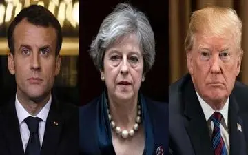 اتفاق نظر ترامپ، می و ماکرون درباره "موفقیت‌آمیز" بودن حملات در سوریه