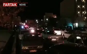 هم اکنون / وضعیت حضور مردم در خیابانها در منطقه رجایی شهر + فیلم