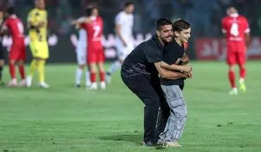 کاظمیان ناجی جیمی‌جامپ نوجوان در بازی پرسپولیس – مس رفسنجان