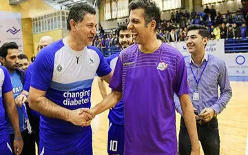 عادل فردوسی پور و علی دایی در یک تیم + عکس