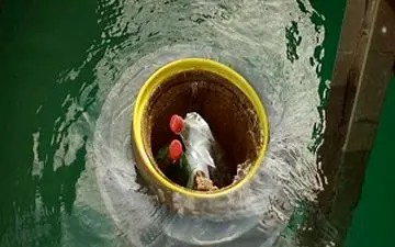 سطل آشغال شناور دریایی + فیلم 