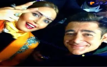 سلفی دیده نشده و پر سر و صدای الناز شاکردوست و رضا گلزار