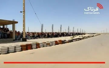ویدیو | مشکلات جدی در پیست نقش‌جهان؛ تماشاگران اتومبیل‌رانی همچنان بی‌جایگاه