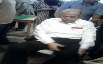 بازیگرمحبوب با ویلچر در انتخابات شرکت کرد+عکس