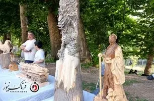 گزارش تصویری/ برگزاری اختتامیه رویداد بین‌المللی چوب «تبادل فرهنگ ایران و چین» در کرمانشاه 