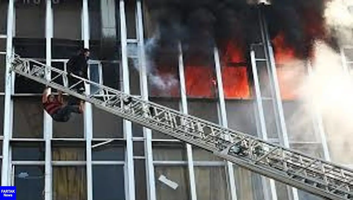  آتش سوزی یک ساختمان 5 طبقه در تهران 20 نجات یافته داشت