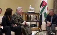 دیدار فرمانده سِنتکام با شاه اردن