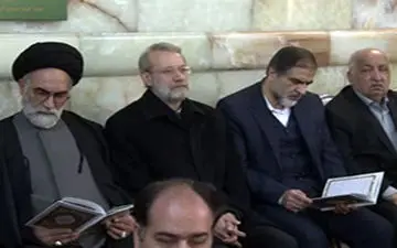 برگزاری مراسم ختم آیت الله شاه آبادی با حضور مقامات + فیلم