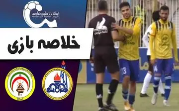 خلاصه بازی نفت مسجد سلیمان 2 - فجرسپاسی 0 + فیلم