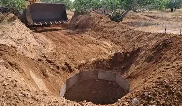 انسداد ۱۲۳ حلقه چاه غیرمجاز در حاشیه تالاب هشیلان 